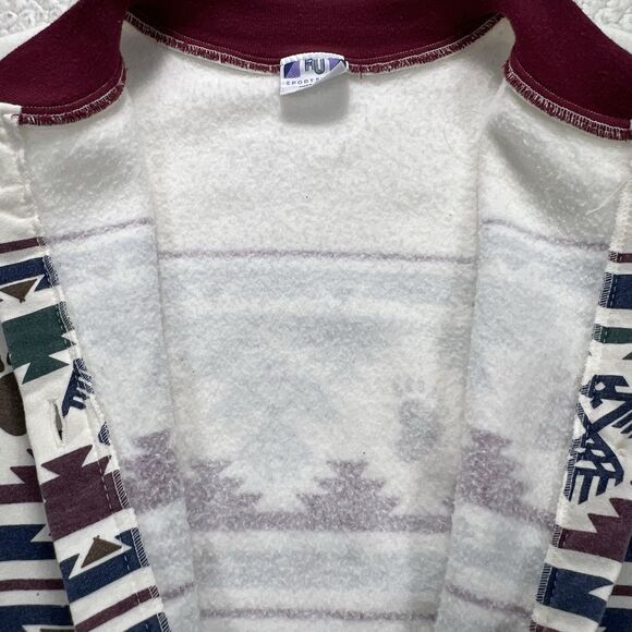 VTG 90s AU Sportswear Zion National Park Sweatshirt XL USA Southwest Pattern - Picture 6 of 12